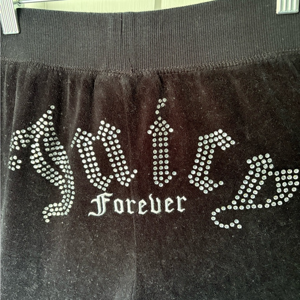 Juicy Couture Black Skirt with Sparkling Accents